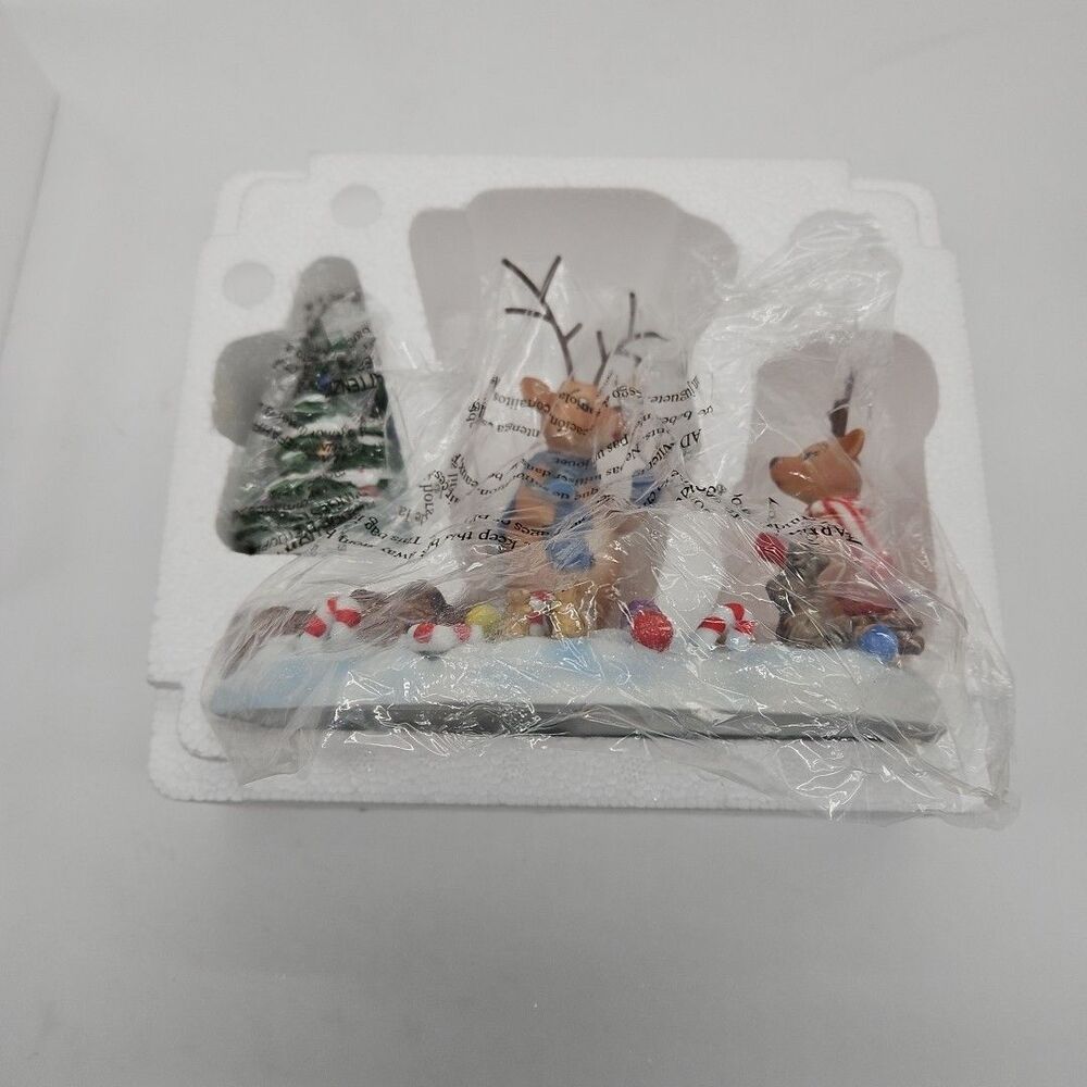 PARTYLITE REINDEER CHRISTMAS VOTIVE CANDLE HOLDER P8536 DECORATING XMAS TREE BOX - Picture 9 of 10